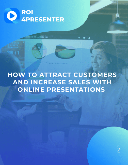 "HOW TO ATTRACT CUSTOMERS AND INCREASE SALES WITH ONLINE" E-BOOK COVER PRESENTATIONS