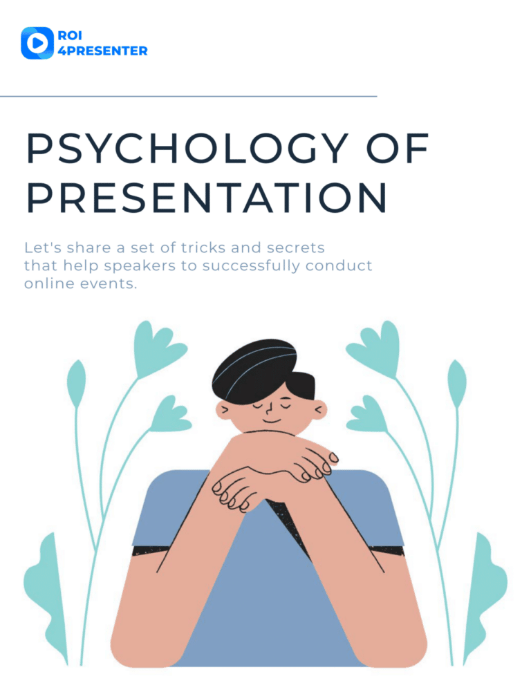 PSYCHOLOGY OF PRESENTATION COVER FOR E-BOOK