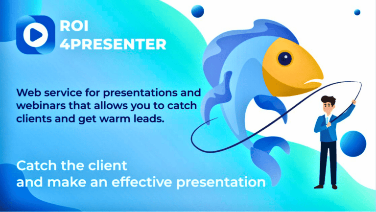 ROI4Presenter is the service to catch clients and get warm leads