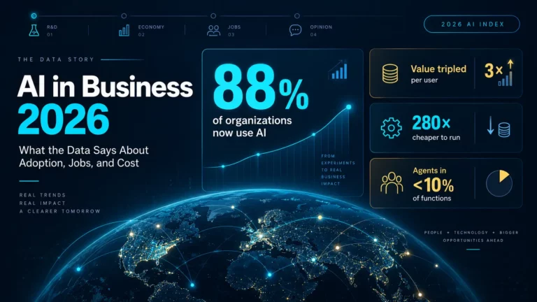 ai in business, data about adoption, jobs and cost
