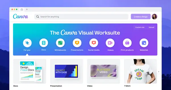 canva dashboard