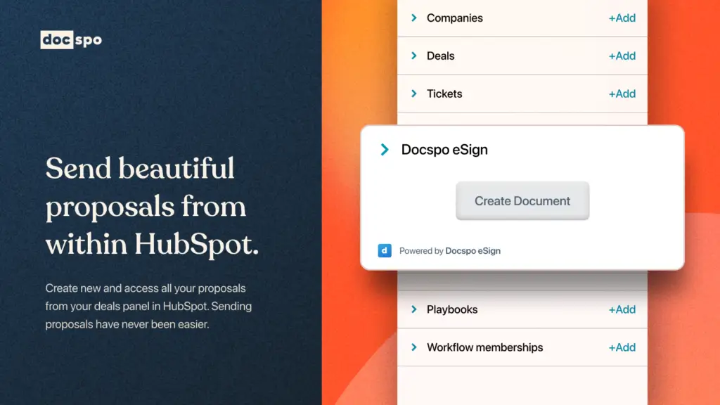 docspo esign for hubspot