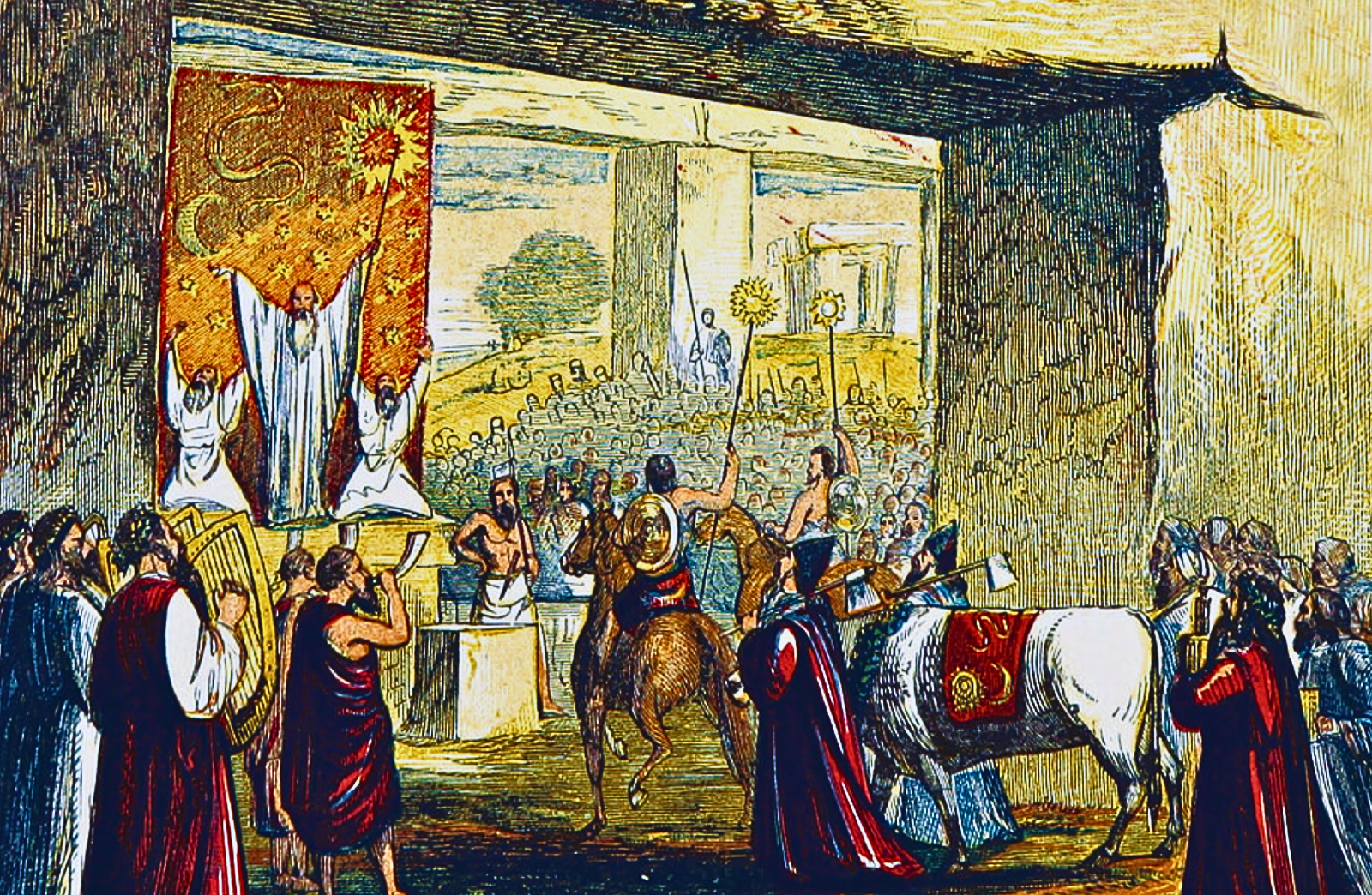 Религиозный фестиваль друидов, Генри Тиррелла