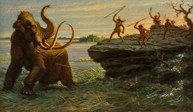  Charles R. Knight – Mammoth versus Man 