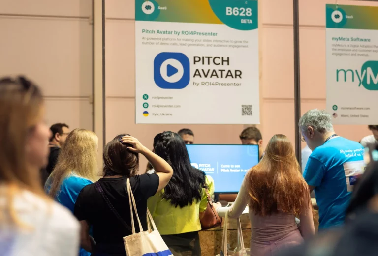 pitch avatar stand at web summit 2023