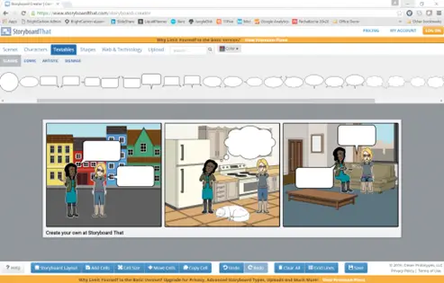 storyboardthat presentation tool