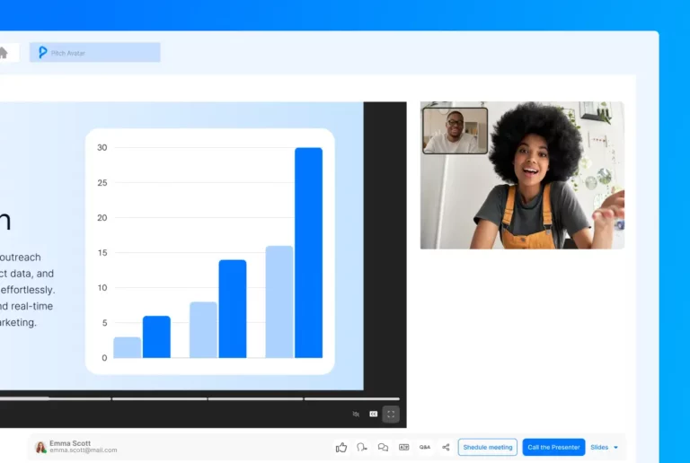 video chat in presentation