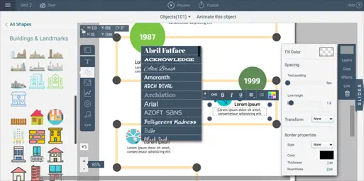 visme presentation tool