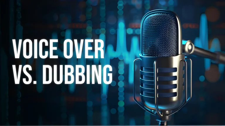 voice over vs dubbing for b2b