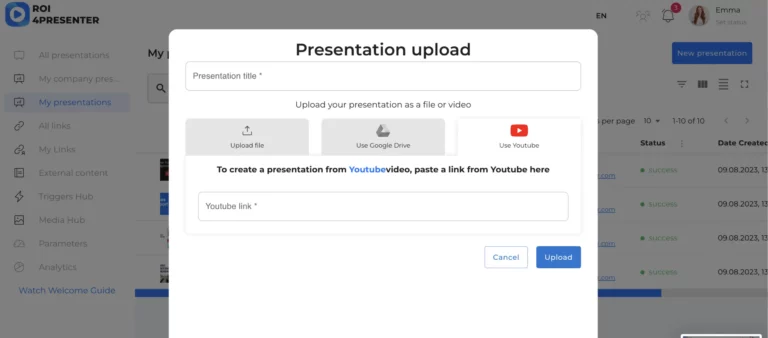 how to upload youtube video